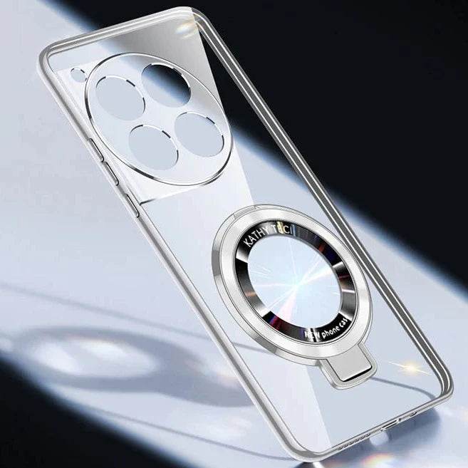 Transparent Electroplated Rotating Stand Case - OnePlus - Million Cases 