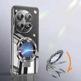 Transparent Electroplated Rotating Stand Case - OnePlus - Million Cases 