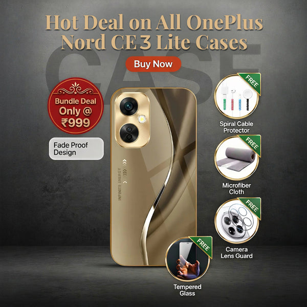 OnePlus Nord CE 3 Lite Nova Sheen 5 In 1 Combo - Prisma