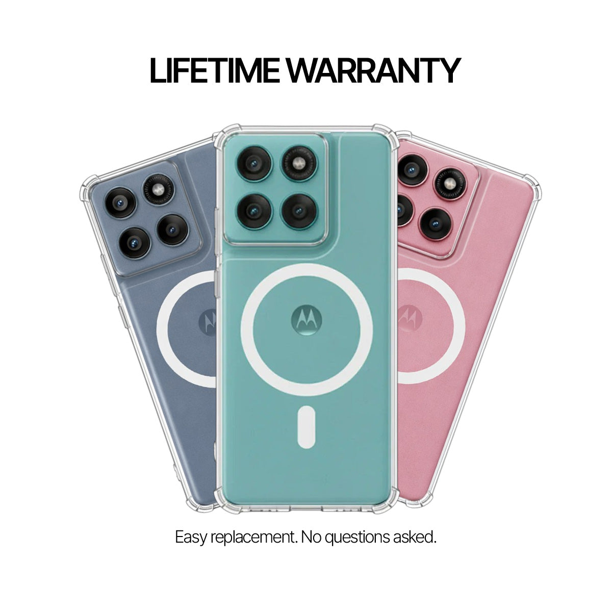 Motorola - Anti-Yellow Clear Case