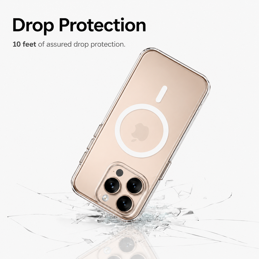 iPhone 16 Pro Max - Anti-Yellow Clear Case