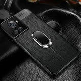 Sleek Urban Leather Ring Holder Case - OnePlus