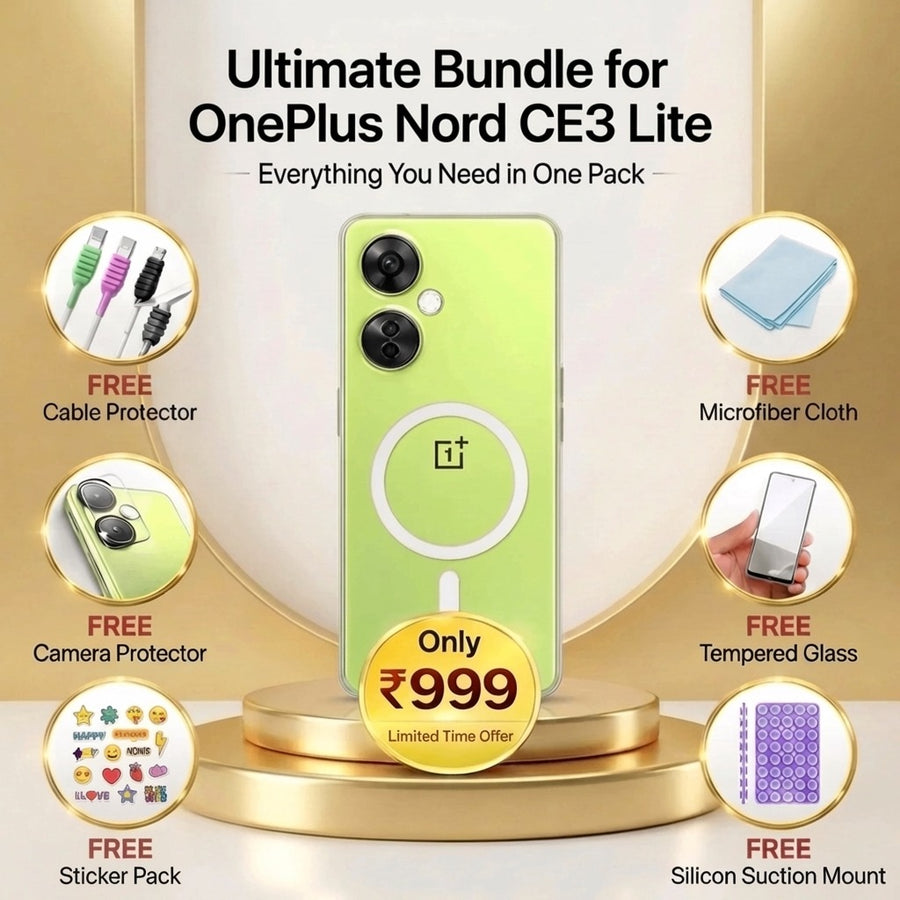 OnePlus Nord CE 3 Lite - Anti-Yellow Clear Case