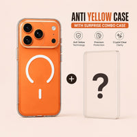 Premium Anti-Yellow Clear Case With Surprise Combo